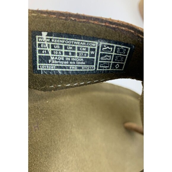 Keen Ana Cortez Flip Flop Brown Leather Thong Sandal Slip On 1019245 Womens 10.5 - Picture 10 of 10